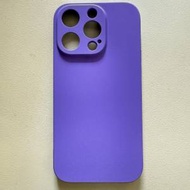 【iPhone 15 Pro】全新磨砂紫色矽膠手機...
