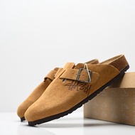 Stussy X Birkenstock Boston Clog suede leather needle buckle non slip slippers