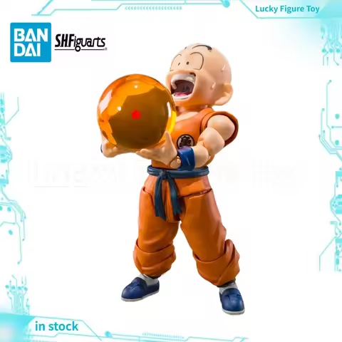 【In Stock】BANDAI SHF DRAGON BALL Z Kuririn Monkey King's Best Friend‌ Action Figures Model Toys