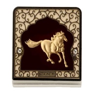 HORSE - MEDIUM TABLE TOP - 24kt Gold Foiled artwork - Size: 8cm X 10cm - Gift Item