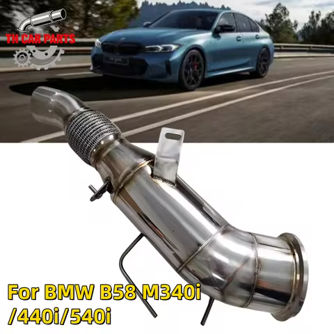 SS Turbo Catless Stainless Steel Gen 3 Downpipe For BMW B58 M340i/440i/540i Gen 3 B58 Downpipe