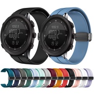 Magnetic Folding Buckle Band for NORTH EDGE APACHE-46 Smart Watch Silicone Strap for NORTH EDGE APAC