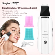CkeyiN Skin Scrubber Ultrasonic Facial Cleanser Whitehead and Blackhead Remover Skin Rejuvenator Fac