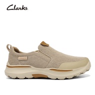 CLARKS รองเท้าลำลองผู้ชาย OAKLAND RUN  สีน้ำตาล - LK230125 KHAKI Classic Men's Shoes Leisure Sneakers