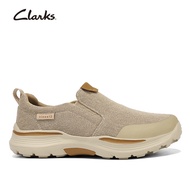 CLARKS รองเท้าลำลองผู้ชาย OAKLAND RUN  สีน้ำตาล - LK230125 KHAKI Classic Mens Shoes Leisure Sneakers