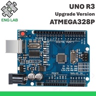 ENGLAB Arduino UNO R3/R4 Board Upgrade Version With Pin header, ATMEGA328P, Arduino UNO Development Board