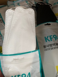 KF94สีขาว 🗯10ชิ้น/แพค 🗯3Dสีขาว 10ชิ้น แมสหน้าเรียว แมสเกาหลีKF94 สำหรับผู้ใหญ่ หน้ากากป้องกันฝุ่นละอองขนาดเล็ก กรองอนุภาค PM2.5 มาตรฐานKF94 10pcs(White)