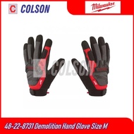 COLSON MILWAUKEE Demolition Hand Glove 48228731 Working Glove Size M
