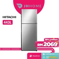 Hitachi 443L Inverter X Dual Fan Cooling 2 Door Series Refrigerator R-VX490PM9 BSL |  RVX490PM9 BSL