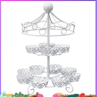 2 Layer-12 Count Carousel Cupcake Stand Holder Display Wedding Cake Cup Display Stand ffefhrudh