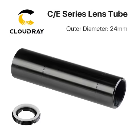 Cloudray C&E Series CO2 Lens Tube Outer Diameter 24mm for Lens Dia.20mm FL50.8/63.5/101.6MM for CO2 