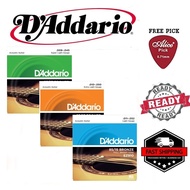 D’Addario EZ890 EZ900 EZ910 Bronze Acoustic Guitar Strings | Super/Extra/Light Gauge |