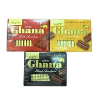 Lotte Ghana in Milk chocolate/ Roast Milk/ Black Chocolate 26pcs