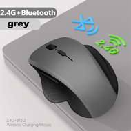 Actual 【COD】Wireless Mouse Rechargeable 2.4G Bluetooth USB Office Mute Gaming Mouse Support PC Lapto