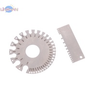[LinshanS] 0-36 Round AWG SWG Wire Gauge Thickness Ruler Gauge Diameter Stainless Steel Measurer Too