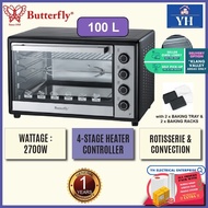 Butterfly 100L 2700W Electric Oven with Rotisserie &amp; Convection Functions - BEO-1001 BEO1001