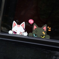 Rich Cat Car Cute Cat Car Sticker Window Sticker Decoration Motorcycle Sticker Waterproof