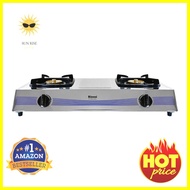 เตาแก๊สตั้งโต๊ะ 2 หัวแก๊ส RINNAI RT-902A(MT)TABLETOP GAS STOVE RINNAI RT-902A (MT) 2G **ราคาดีที่สุด**