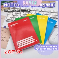 10Pcs ZOFDA Composition Writing notebook Colorful A5 notebook aesthetic 80 Sheets School Supplies