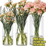 2/1Pcs Transparent Acrylic Vase - Flower Arrangement Container - Flower Cylinder - Hydroponic Plante