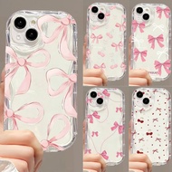 Case For Motorola MOTO Edge 50 Fusion Ultra G84 G75 G34 G35 5G    Pink Bow Cherry Love Heart Phone C