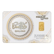 Public Gold Bullion Bar PG 1g (Au 999.9) 24K - Zulkaedah
