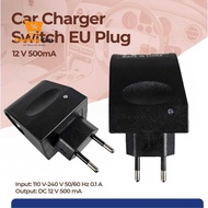 Car Charger Switch Adaptor EU Plug 12V 500mA - KYA109