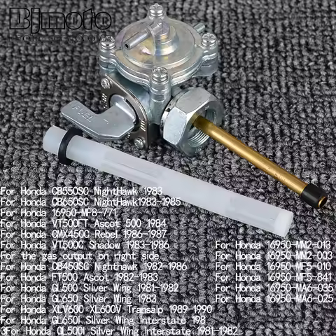 Gas Fuel Petcock Tap Valve Switch Pump For Honda 16950-MM2-013 16950-MM2-003 16950-MF5-010 16950-MF5