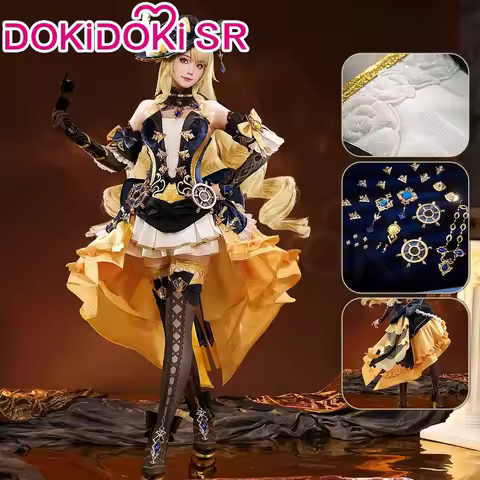 【Ready for Ship】Navia Cosplay Costume Game Genshin Impact DokiDoki-SR Women Costume Metal Accessorie