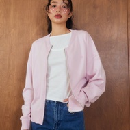 TRES Made เสื้อคาดิเกนซิปหน้า Knit Zip-Up Cardigan