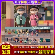 Popcorn Sister 8 Generation Molinta Retro Hong Kong Style Series Blind Box Fashion Play Garage Kits Ornaments Girls Birthday Gifts