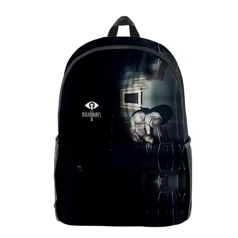 Backpacks 3D Print Classic Novelty Little Nightmares 2 pupil Bookbag Notebook Backpacks 3D Print Oxf