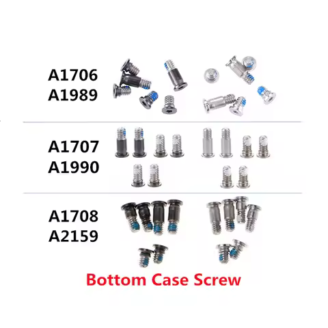 Space Grey Silver A1706 A1707 A1708 Bottom Case Screws For Macbook Pro 15" A1707 Bottom Cover Screw