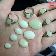 [Gloria GemStone ] Batu Cincin Geliga Ular Asli ( Ada Size seuma niee(Batu Fosfor Cahaya) Original N