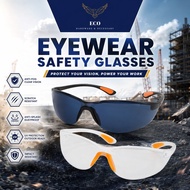 Eyewear Protective Safety Glasses Goggles Sporty Sunglasses Spectacles Factory, Lab or Outdoor Work
