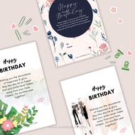 NATAHABITS - Birthday Card - Birthday Card