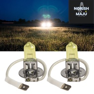 MTBSdailyTools 2PCS H3 Amber Xenon Yellow 100W Halogen Car Front Fog light Headlight Bulbs