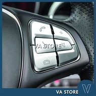Mercedes Benz C-Class W205 C200 C250 C250 AMG Steering Wheel Button Switch Trim Cover Silver VA Stor