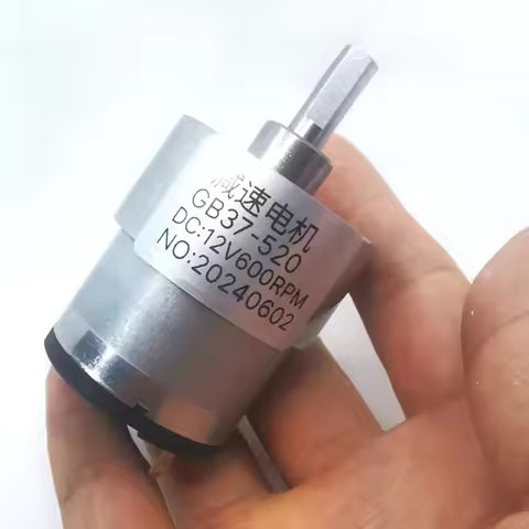 JGB37-520 12V 24V High Torque Gear Box Electric Motor New Gearmotor 5/10/20/30/45/60/100/200/300/600