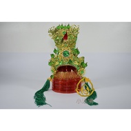 [Little Living Buddha Brand], Buddha Hat: 16 "Guan Gong Boutique Hat