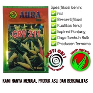 Ready Benih Cabe CRV 211 10 Gr Cap Aura Seed