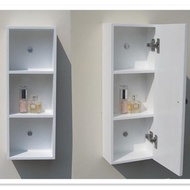 Bathroom Cabinet Side Cabinet Side Cabinet Storage Rack Waterproof PVC Wall Mirror Cabinet/Waterproof Wall Mounted Bathroom Cabinet