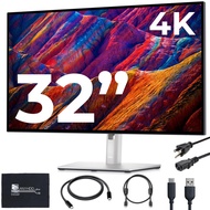 U3223QE UltraSharp Dell 32 Inch Monitor 4K UHD WLED LCD - 16:9 Dell Monitor 32" with Power Cord + US