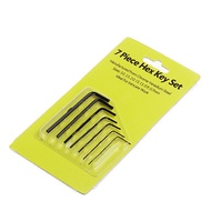 New 7Pcs 0.7mm-3mm Mini Hexagon Hex Allen for Key Set Wrench Screwdriver Tool Ki
