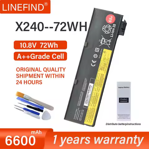 Laptop Battery For Lenovo Thinkpad X270 X260 X240 X250 T450 T470P T450S T440S K2450 W550S P50S 45N11