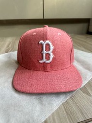 MLB波士頓紅襪隊刺繡logo粉紅棒球帽