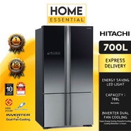 Hitachi 700L Refrigerator French Bottom Freezer 4 Door R-WB850P5M XGR