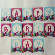 Banner flag bunting flag garland flag birthday flag Trolls Trolls character