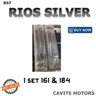 KAWASAKI CT100 B RIOS rim silver 1 BOX 30 PCS SET rayos silver rim set