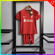 2022/23 Liverpool Kids Football Jersey Red Children's Football Shirts Kids Kits